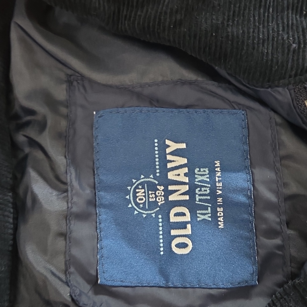 🍪 2 for$30 Men's Navy Men's Dark Blue Quilted Jacket - Picture 2 of 6